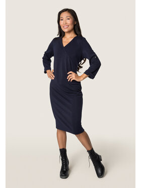QUIOSQUE QUIOSQUE Sukienka codzienna 4TP007 Granatowy Regular Fit