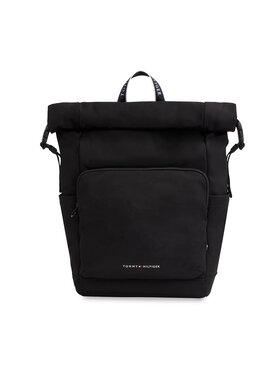 Tommy Hilfiger Tommy Hilfiger Rucsac Skyline Rolltop AM0AM11921 Negru