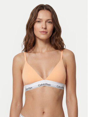 Calvin Klein Underwear Calvin Klein Underwear Bralette krūšturis LV00QF8498 Gaiši oranža