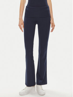Gina Tricot Gina Tricot Pantaloni din material 21671 Bleumarin Flare Fit