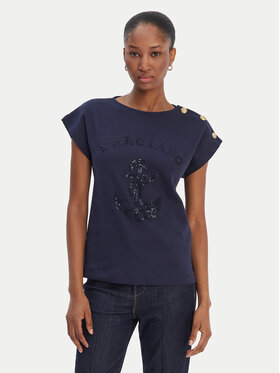Marciano Guess Marciano Guess T-Shirt 6RGI03 6362A Granatowy Regular Fit
