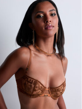 Aubade Aubade Podprsenka Balconette 4BF14 Zlatá