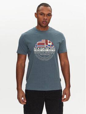 Napapijri Napapijri T-Shirt S-Turin NP0A4HQG Blau Regular Fit
