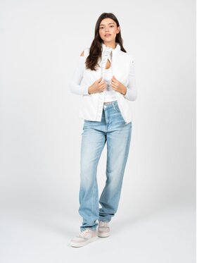 Guess Guess Gilet Q1GL00WCXR0 Bianco Regular Fit