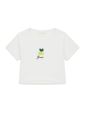 Guess Guess Тишърт J6GI10 K6YW4 Бял Relaxed Fit