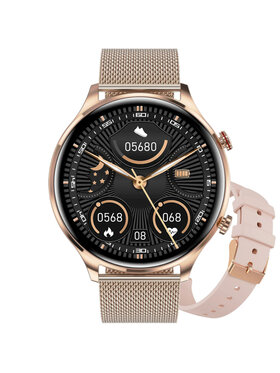 Rubicon Rubicon Smartwatch SMARUB277 Różowe złoto