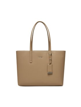 Calvin Klein Calvin Klein Torebka Ck Must Shopper Md K60K610736 Beżowy