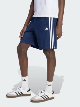 adidas adidas Szorty materiałowe Firebird Błękitny Regular Fit