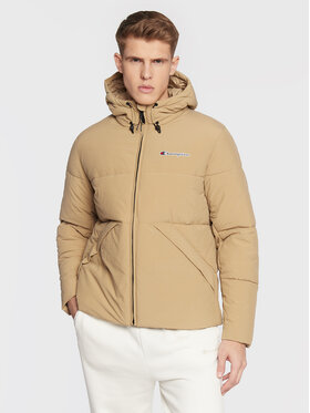 Champion Champion Kurtka zimowa Script Logo 218083 Beżowy Regular Fit