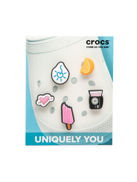 Crocs Crocs Batų aksesuaras Summa Time Girl 5 Pack 10009871 Spalvota