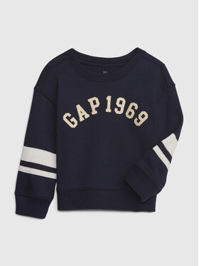 Gap Gap Majica dugih rukava 773984-01 Tamnoplava Regular Fit