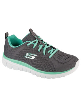 Skechers Skechers Sneakersy Skechers Graceful - Get Connected Szary