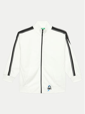 United Colors Of Benetton United Colors Of Benetton Felpa 330SC503Z Bianco Regular Fit