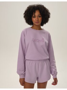 Esotiq Esotiq Szorty materiałowe 42123 Fioletowy Regular Fit