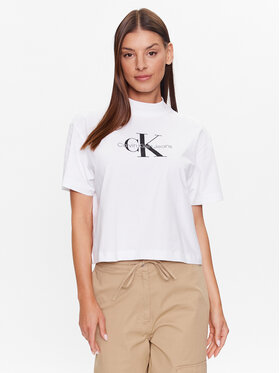 Calvin Klein Jeans Calvin Klein Jeans Tričko J20J222130 Biela Regular Fit