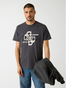 Guess Guess T-Shirt 179302 Szary Classic Fit