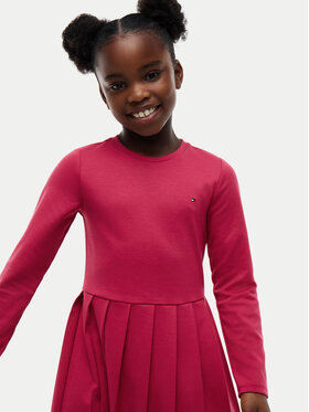 Tommy Hilfiger Tommy Hilfiger Kasdieninė suknelė KG0KG09605 Raudona A-Line Fit