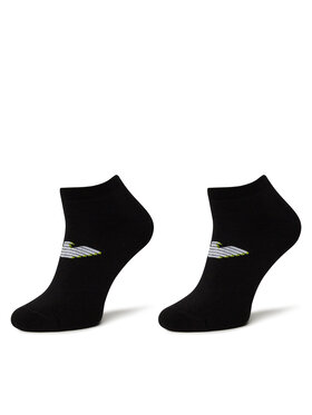 Emporio Armani Emporio Armani 2er-Set niedrige Herrensocken EM000538 AF12299 MC005 Schwarz
