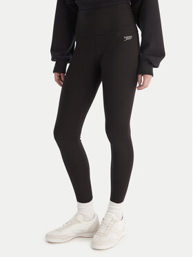 Tommy Jeans Tommy Jeans Leggings Silver Script DW0DW21830 Schwarz Slim Fit
