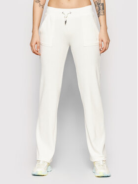 Juicy Couture Juicy Couture Παντελόνι φόρμας Delray JCCB221003 Λευκό Regular Fit