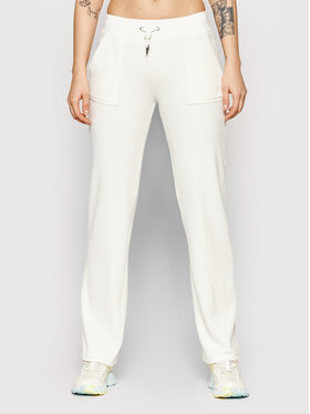 Juicy Couture Juicy Couture Spodnie dresowe Delray JCCB221003 Biały Regular Fit
