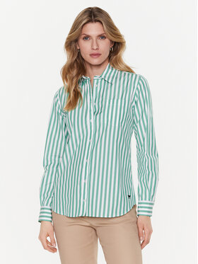 Weekend Max Mara Weekend Max Mara Риза Armilla 23511101 Зелен Regular Fit