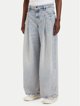 Guess Jeans Guess Jeans Jeans hlače W6GA2U D5M57 Modra Wide Leg