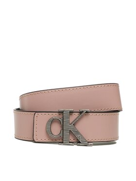Calvin Klein Jeans Calvin Klein Jeans Pasek Damski Mono Hardware Leather Belt 30mm K60K610364 Różowy