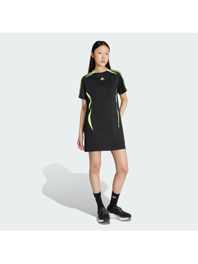 adidas adidas Sukienka codzienna Teamgeist Adicolor Tee Czarny Loose Fit