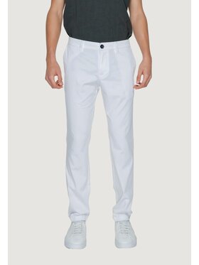 Armani Exchange Armani Exchange Pantalone da abito 8NZP20 ZN1RZ Bianco To Fit