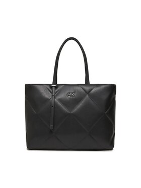 Calvin Klein Calvin Klein Táska Re-Lock Quilt Tote Lg K60K611339 Fekete