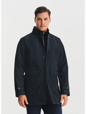 Pako Lorente Pako Lorente Płaszcz P25WF-7X-005 Granatowy Classic Fit