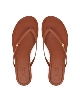 LAUREN RALPH LAUREN LAUREN RALPH LAUREN Japonki Raquel 802953931006 Brązowy