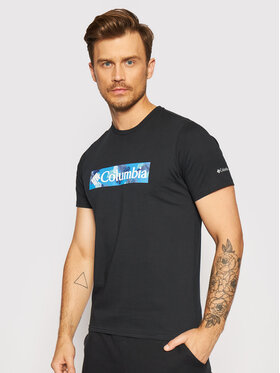 Columbia Columbia T-Shirt Rapid Ridge ™ Graphic 1888813 Schwarz Regular Fit