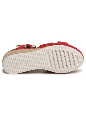 Geox Espadrile D Ischia Corda C D02HHC 00022 C7000 Rdeča