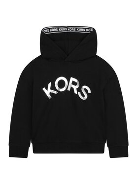 MICHAEL KORS KIDS MICHAEL KORS KIDS Суитшърт R15173 S Черен Regular Fit