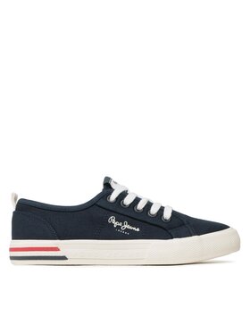 Pepe Jeans Pepe Jeans Teniși Brady Basic Boy PBS30549 Bleumarin