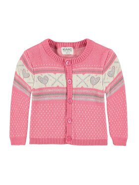 Kanz Kanz Sweter 1642017-2062 Różowy Basic Fit