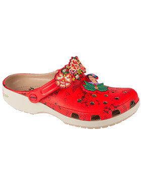 Crocs Crocs Ciabatte Classic Frida Kahlo Classic Clog Rosso