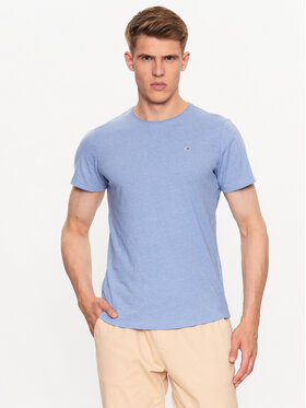 Tommy Jeans Tommy Jeans T-krekls Tjm Jaspe DM0DM09586 Zils Slim Fit