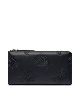 Tommy Hilfiger Tommy Hilfiger Veľká dámska peňaženka Th Central Cc And Coin Tmavomodrá