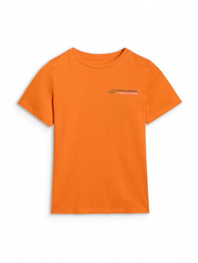 4F 4F T-Shirt URBAN COMMUTER Pomarańczowy Regular Fit