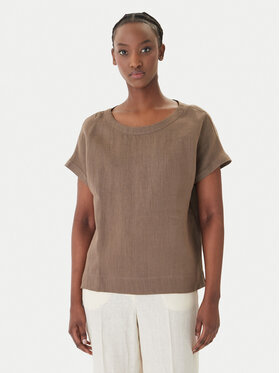 Marella Marella T-Shirt Geyser 2615111132 Brązowy Regular Fit