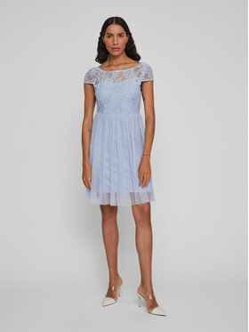 Vila Vila Coctailkleid Ulricana 14083836 Himmelblau Regular Fit