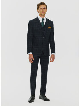 Pako Lorente Pako Lorente Marynarka P24SF-3G-001 Granatowy Slim Fit