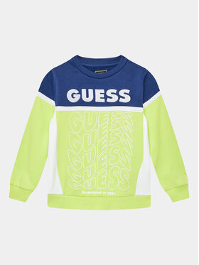 Guess Guess Majica dugih rukava N3BQ02 KAX73 Žuta Regular Fit