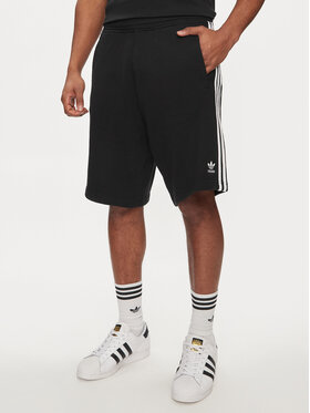 adidas adidas Sportske kratke hlače adicolor 3-Stripes IU2337 Crna Regular Fit
