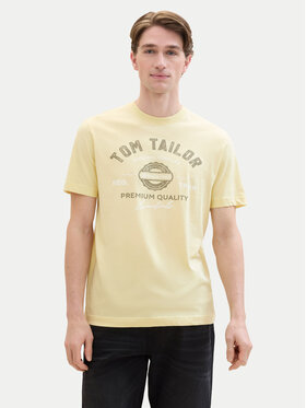 Tom Tailor Tom Tailor Tricou 1037735 Galben Regular Fit