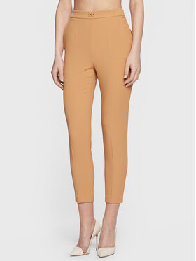 Elisabetta Franchi Elisabetta Franchi Stoffhose PA-052-31E2-V260 Beige Slim Fit