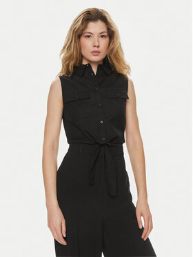 Brave Soul Brave Soul Hemd LWT-548ELIZABETH Schwarz Straight Fit